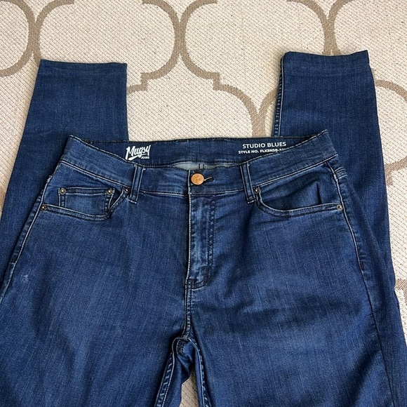 Mugsy Classic Jeans STUDIO BLUES Jeans - Blue, 32x28 Men's Dark Blue Jeans - Picture 16 of 16